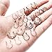 SCERRING Fake Septum Nose Hoop Rings Stainless Steel Faux Lip Ear Nose Septum Ring Non Piercing Clip On Nose Hoop Rings Body Piercing Jewelry 20PCS Mix Color 1#