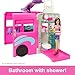 Barbie Camper, Doll Playset with 60 Accessories, 30-Inch-Slide and 7 Play Areas, Dream Camper