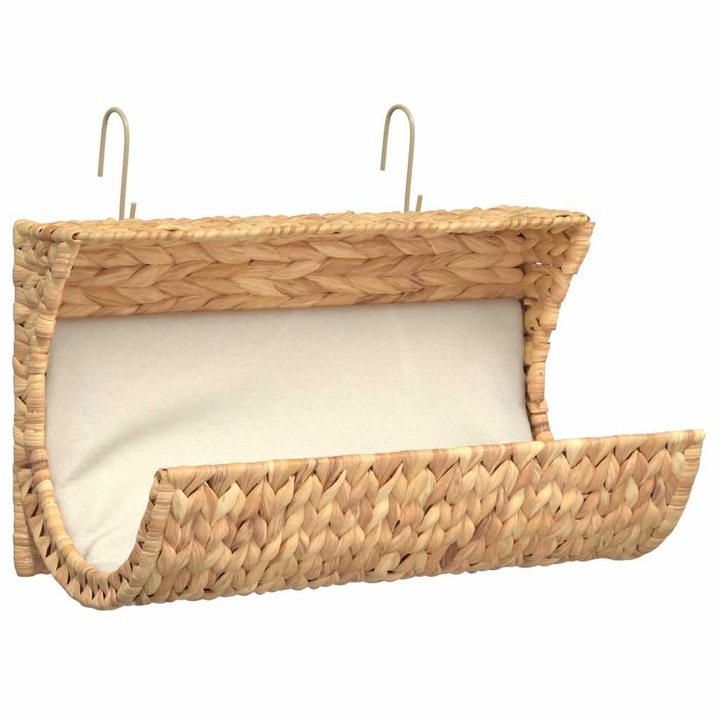 vidaXL Lit pour Chats avec Coussin Jacinthe d'eau 37 x 20 x 20 cm