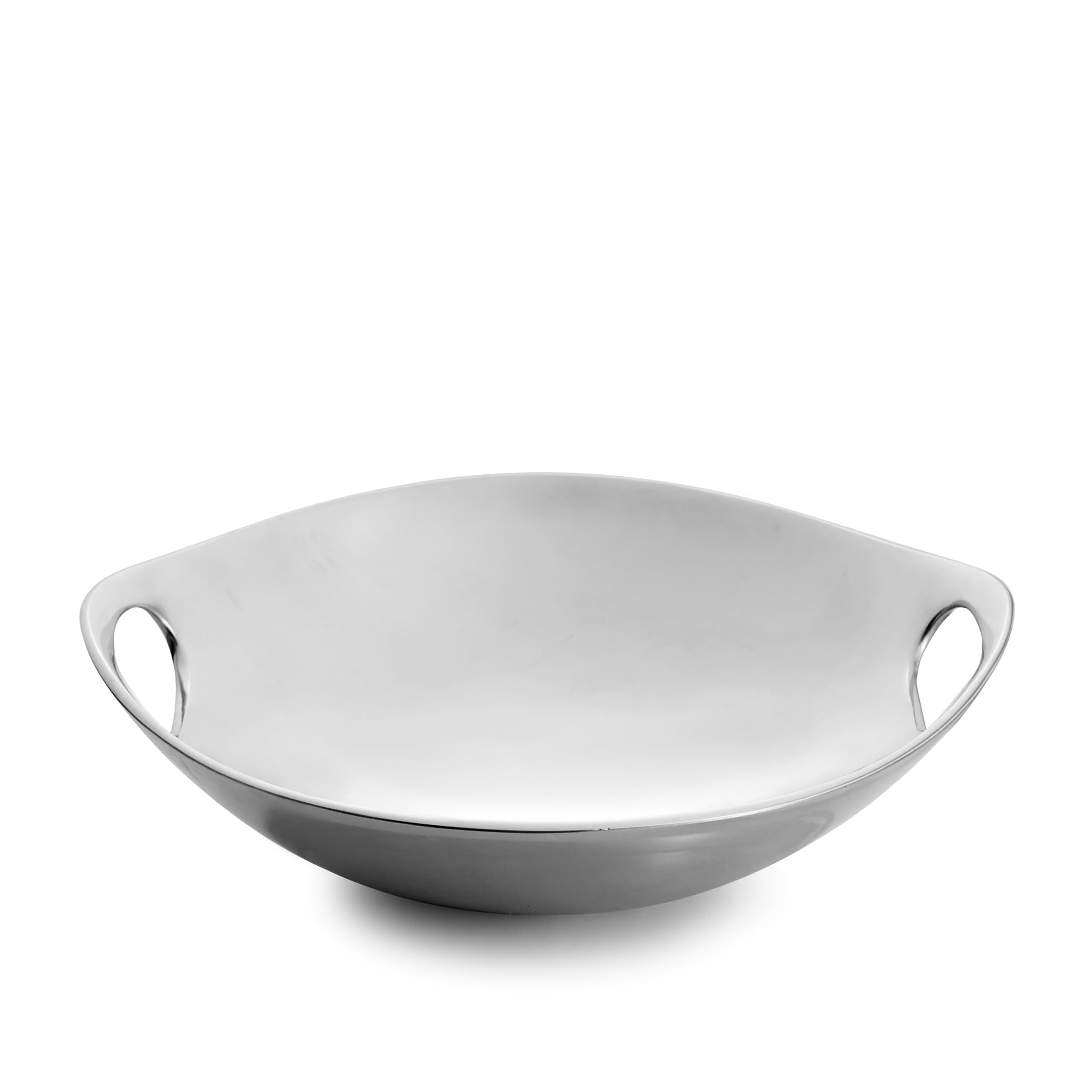 Amazon.com | nambe Handled Bowl | Made of Metal Alloy | 10 Inch