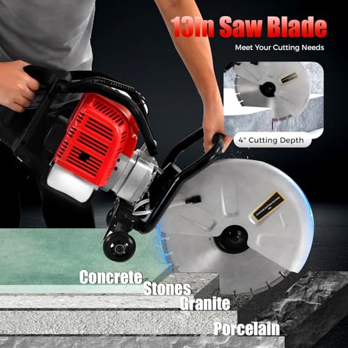 HAOREBAIYU 52cc Gas Concrete Saw