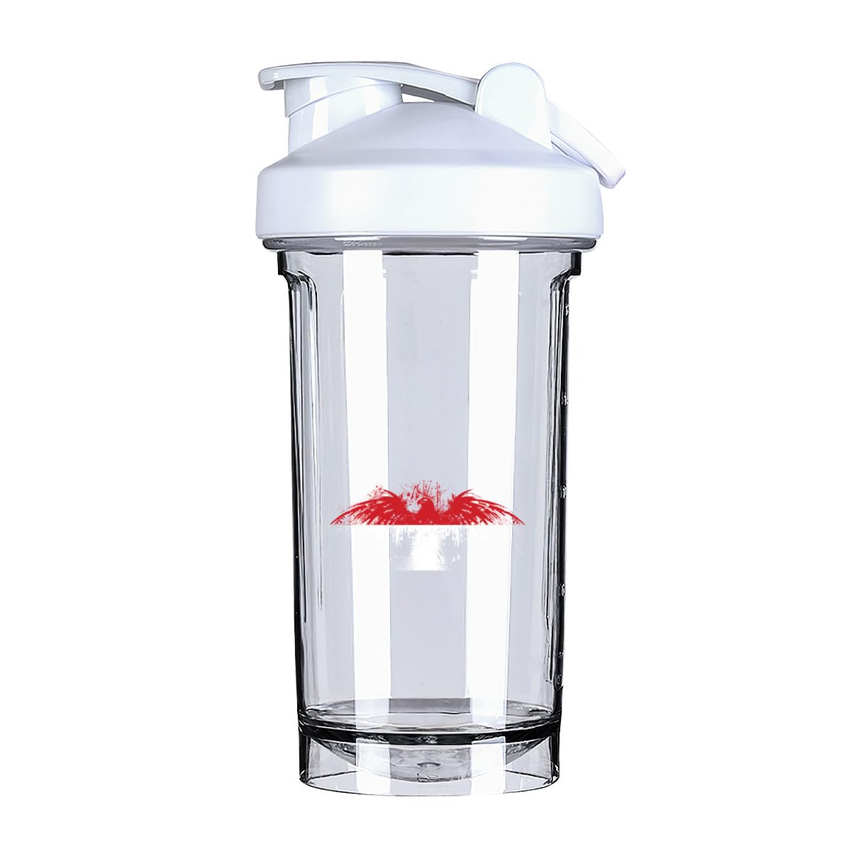 Monacan Flag 18 Ounce Shaker Bottle Drink Mixer Leak-proof Pre Workout Protein Shakes Meal Replacement Shakes Bottles 500ML/18 Oz White-22&-A01