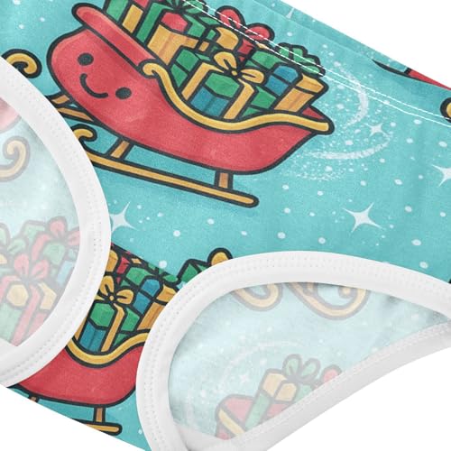 Sleigh Girls' Hipster Triangle Panties Organic Cotton Toddler Underwear for Toddler Girls in Sizes 2T,3T, 4T, 5T, 6Y and 8Y4