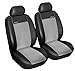 Price comparison product image DKMOTO DK716B/G Premium Specially Shaped Seat Covers for Volkswagen Caddy Van 1+1 2003 - onwards Leatherette