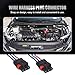 Sumjig 6 PCS Automotive Busbar Pulse Power Plug, DJ7039A-2.8-11/21 Waterproof Three-pin Harness Plug, OEM #12040977, Compatible with Polaris Ranger XP 1000 RZR RS1/Pro Polaris General 1000 (Black)