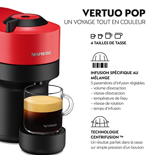 Nespresso Krups, Cafetera, Cafetera de cápsulas, 4 tamaños de tazas, expresso, café largo, amplia selección de bebidas… - Imagen 4