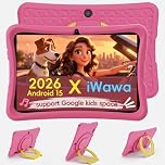 DigiLand 10 inch Android 15 Kids Tablet,6GB RAM+64GB ROM (Expand to TF) Parental Control,Kids Software Pre-Installed,Dual Camera 2MP+5MP,Android Learning Tablet with Proof Case