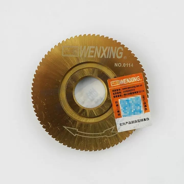 Original Cutter 0114(60X6.0X16X80T) in HSS fit for Wenxing 218A,218B,W218E, 218D,218E,218F,216,268,288,283,288A,288B,288F Manual Key Machines(one piece)