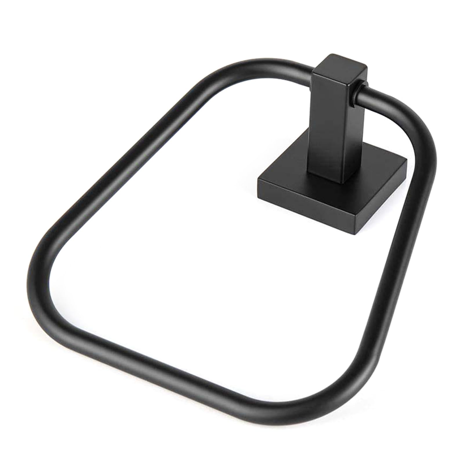 Modern Aluminum Towel Hook Matte Black Rustproof High Load Capacity Bathroom Hanger Aluminum Bathroom Hook
