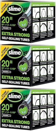 Image of Slime Extra Stong Self-Sealing Tube 20 inch x 1.5-2.125 inch Schrader,(Pack of 6)