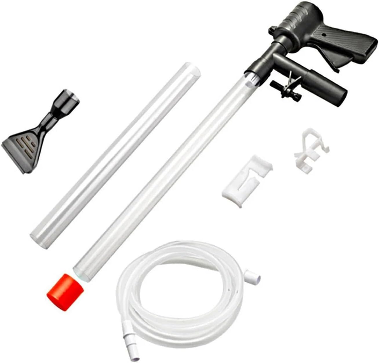 Manual Water Changer Fish Tank Cleaning Tool Aquarium Sand Gravel Cleaner Siphon Principle (Color : QL-002)