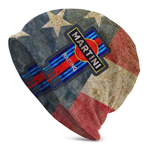Hdadwy Vintage Martini Racing Unisex Adult Polyester Hutkappe Winter Outdoor Mode Warme Mützen