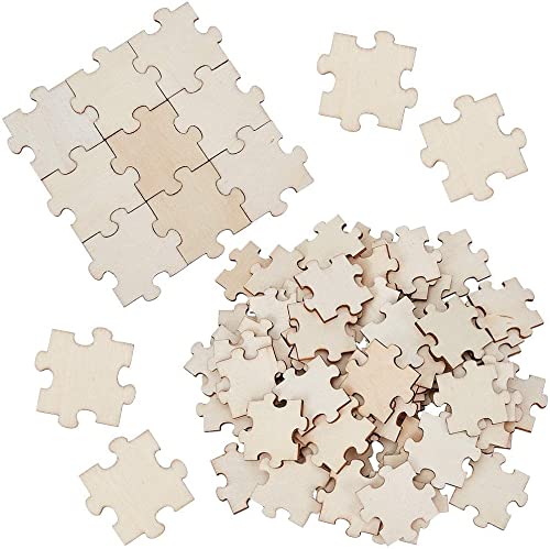Cliths Set of 100pcs Blank Unfinished Wooden Jigsaw Puzzle 1.57x1.57inch for Interlocking Wedding Family Birthday Calendar Plaque Jewelry DIY, Wooden Puzzles, Wooden Square Puzzle (B09KLY61KF) Amazon Price History, Amazon Price Tracker