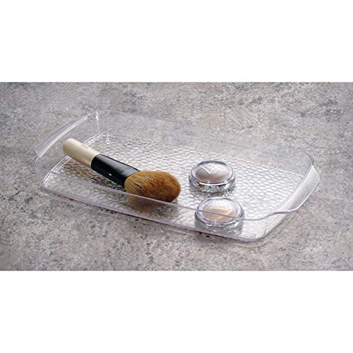 IDesign Rain Vassoio Cosmetici, Plastica