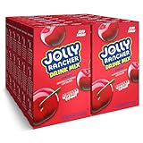 Jolly Rancher Singles to Go Drink Mix, Cherry, 6 Count (Pack of 12)