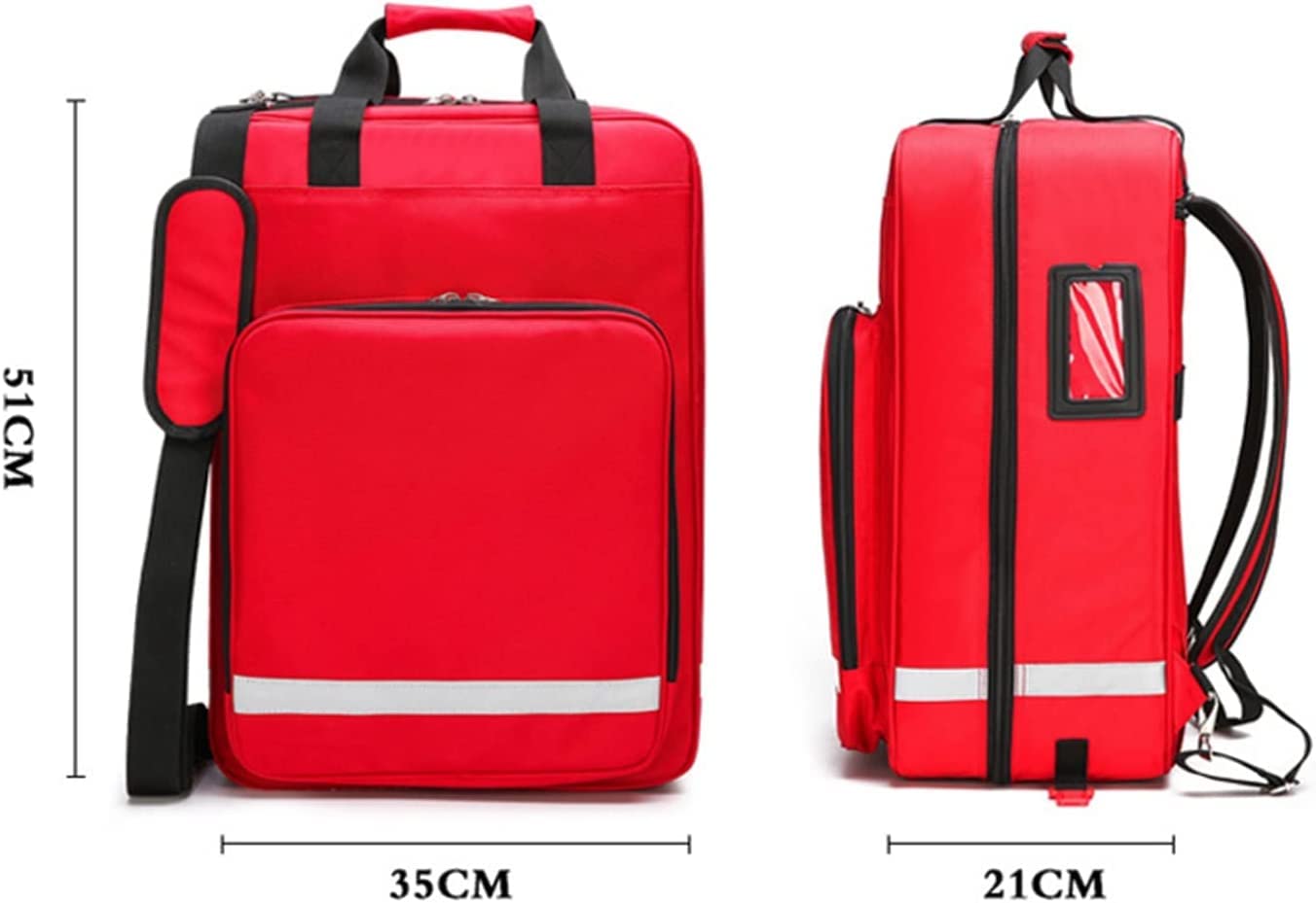 Profesjonalna apteczka pierwszej pomocy Trolley Medical Box, wodoodporna tkanina Oxford, torba na akcesoria medyczne, torba na samochód, wędrówki, plecak, kemping, podróże