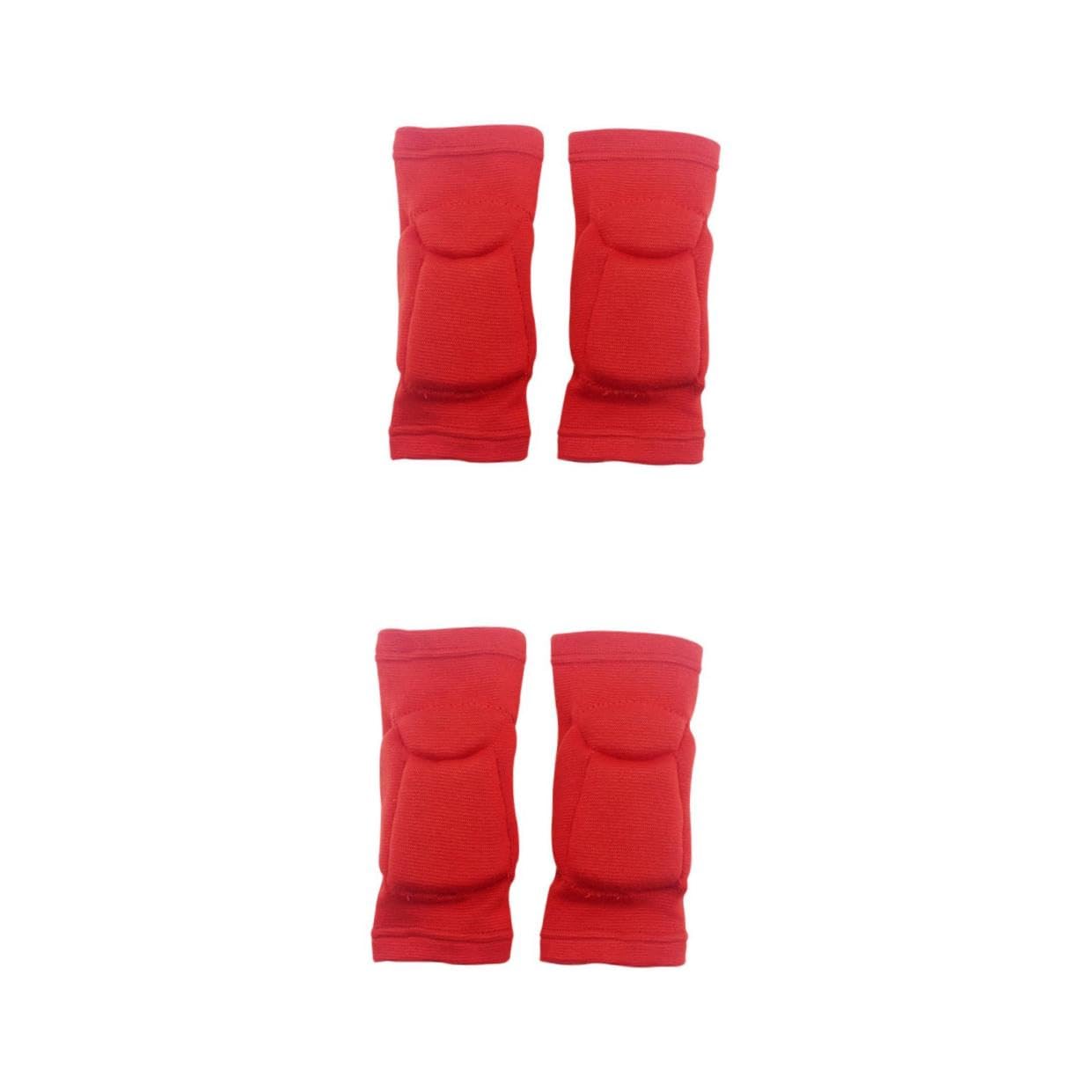 2 Pares Almohadillas para brazos y codos coderas mujer abrazadera de brazo manga del codo manga acolchada manga de compresión deportiva manguito de compresión rojo