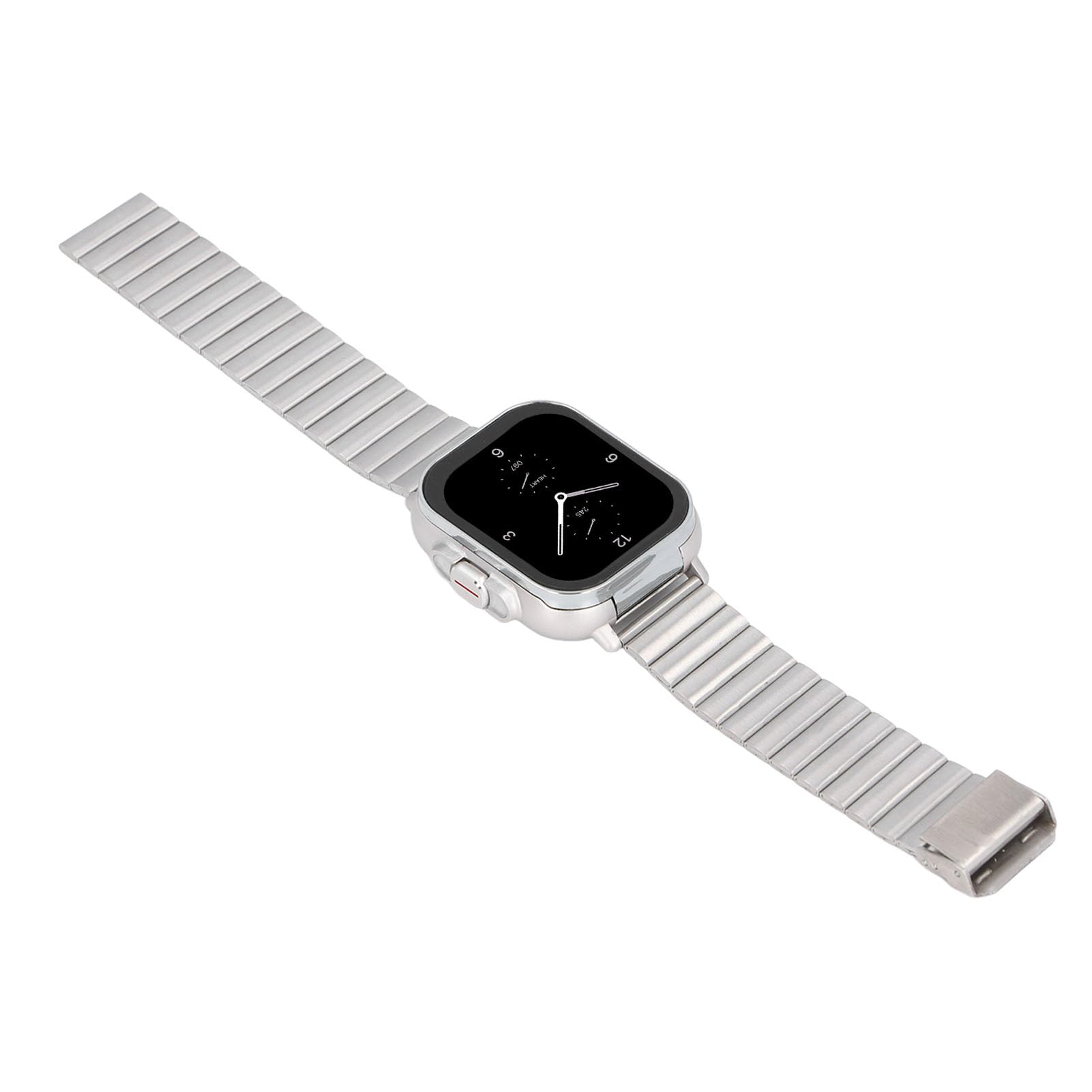 Generic Zegarek Sportowy, Smartwatch z Wieloma Słuchawkami Trybami Sportowymi w Rękach Wywołania Podróży do Podróży (Srebrna skorupa (stal srebrna))