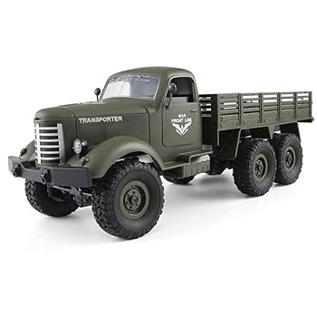 Amazon.co.jp: VanFty RCカーRC軍用トラックオフロードクローラ
