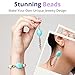 Modda Complete Jewelry Making Kit with Video Course, Includes Instructions, Beads, Necklace, Bracelet, Earrings Making, Crafts for Adults, Beginners, Christmas Gift for Adults, Teens, Moms, Women