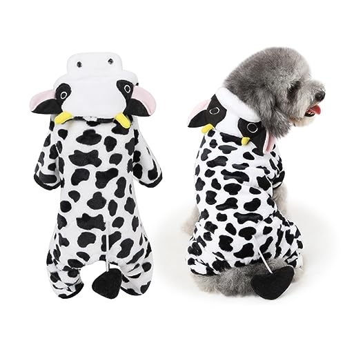Disfraz para perro mono de vaca talla XS
