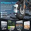 REOCRO Foldable Electric Bike for Adults, 14" Folding E-Bike with 500W Peak Motor, Electric Bicycle with 48V Removable Battery UL 2849 Certified, 25 Miles PAS Range, Commuter Mini E-Bikes #5