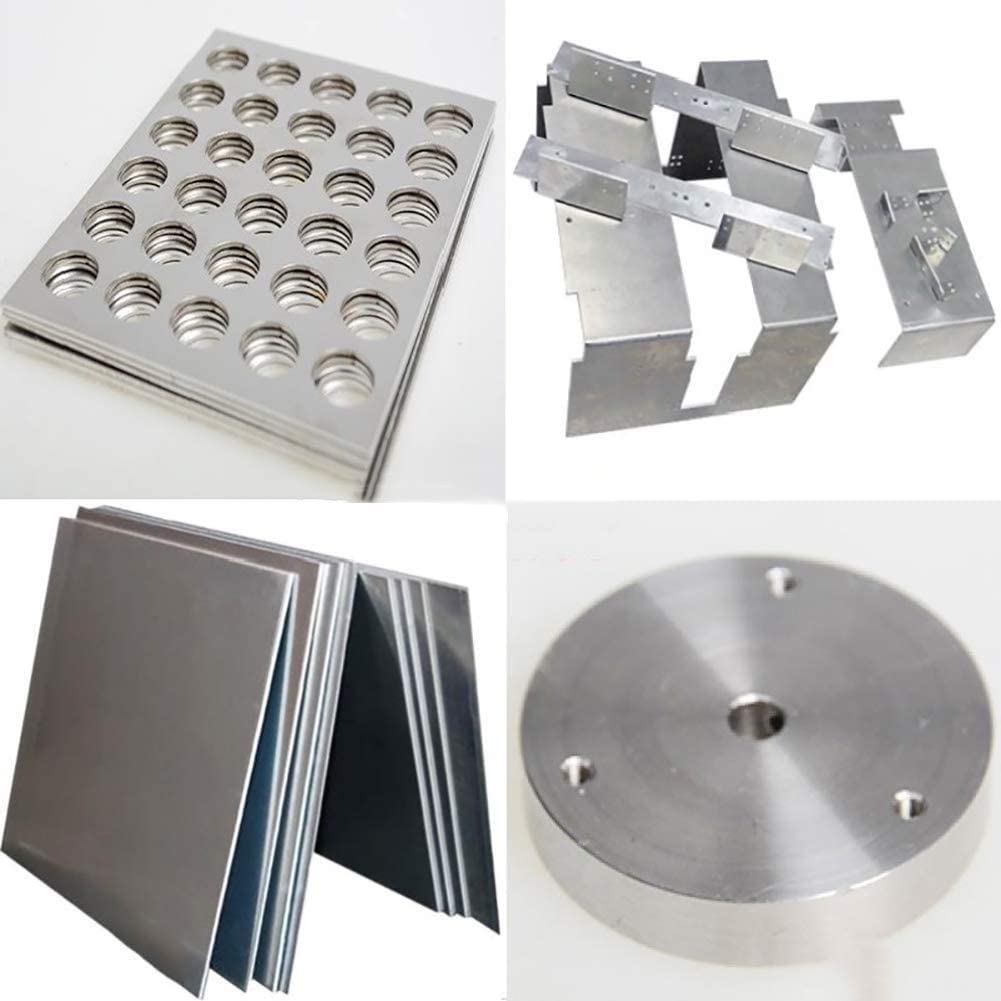 Wei?e Nickel-Kupferplatte, für handgefertigte Materialien oder industrielle Formen, elektrische Ger?te, 6 mm x 100 mm x 200 mm, 1 Stück