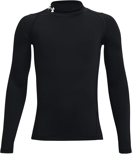 Under Armour Boys' HeatGear Mock Long Sleeve