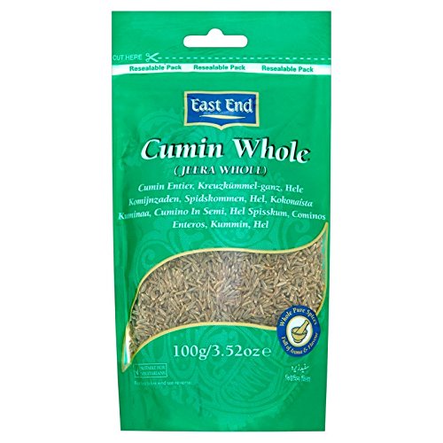 East End Comino entero Jeera 100 g (paquete de 16)