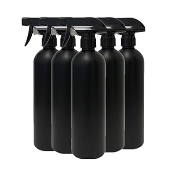 Amazon | スプレーボトル500ml 黒 霧吹き スプレーボトル 大容量