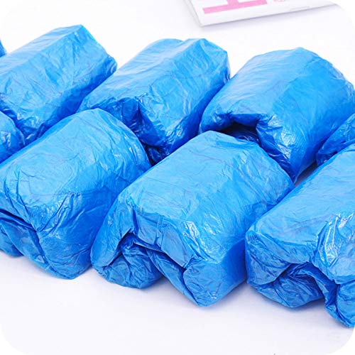 Shoe Covers - Disposable Shoe booties Covers - Booties Disposable Waterproof Slip Resistant Shoe Booties 100 Pack（50 Pairs） - Thumbnail 2