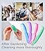 Larbois Nail Brush for Cleaning Fingernails, 4Pack Handle Grip Nail Brushes Fingernail Brush for Cleaning Nail Scrub Brush for Toes and Nails Women Men (Color3)