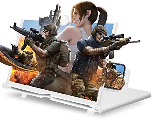 Display screen Magnifier for Cell Cellphone, 14″ 3D HD Cellular Cellphone Display screen Amplifier with Folding Stand Holder, Magnifying Projector Display screen Enlarger for Films, Movies, Gaming – 3X Magnification Anti-Reflective