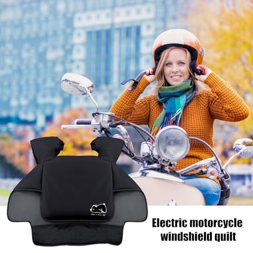 Edredón a prueba de viento para motocicleta impermeable con bolsillo protector 4