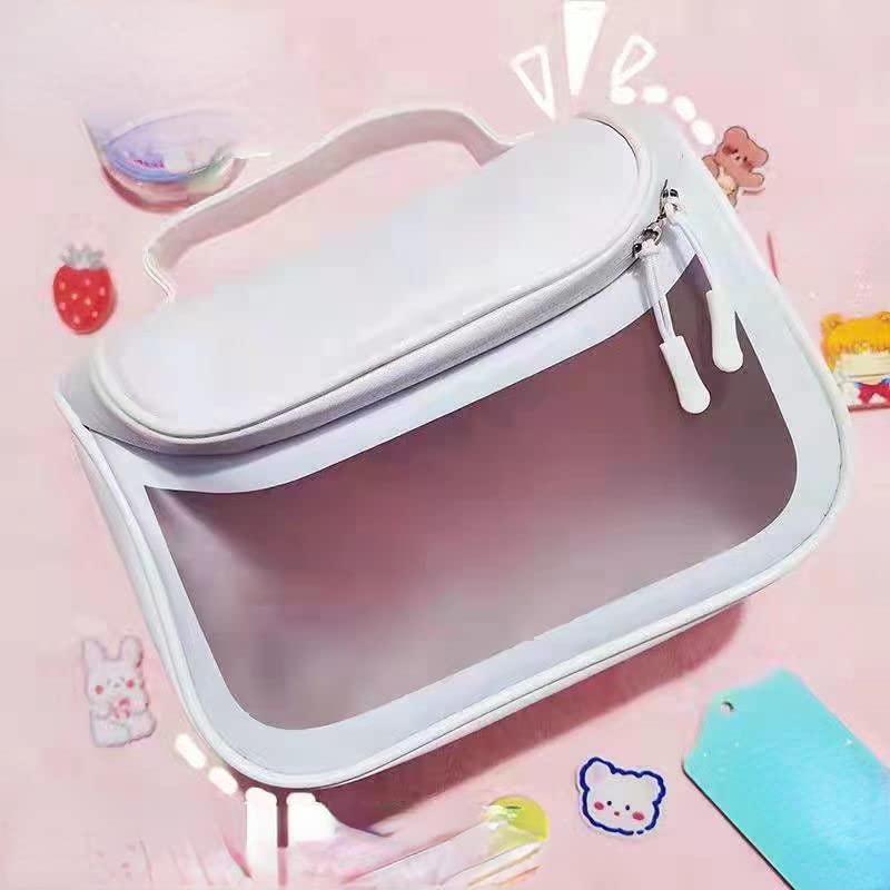 Miniatura 6 de Bolsa de cosméticos kawaii linda bolsa de maquillaje Y2K accesorios estéticos bolsa de maquillaje Y2K bolsa de cosméticos para bolso (blanco)