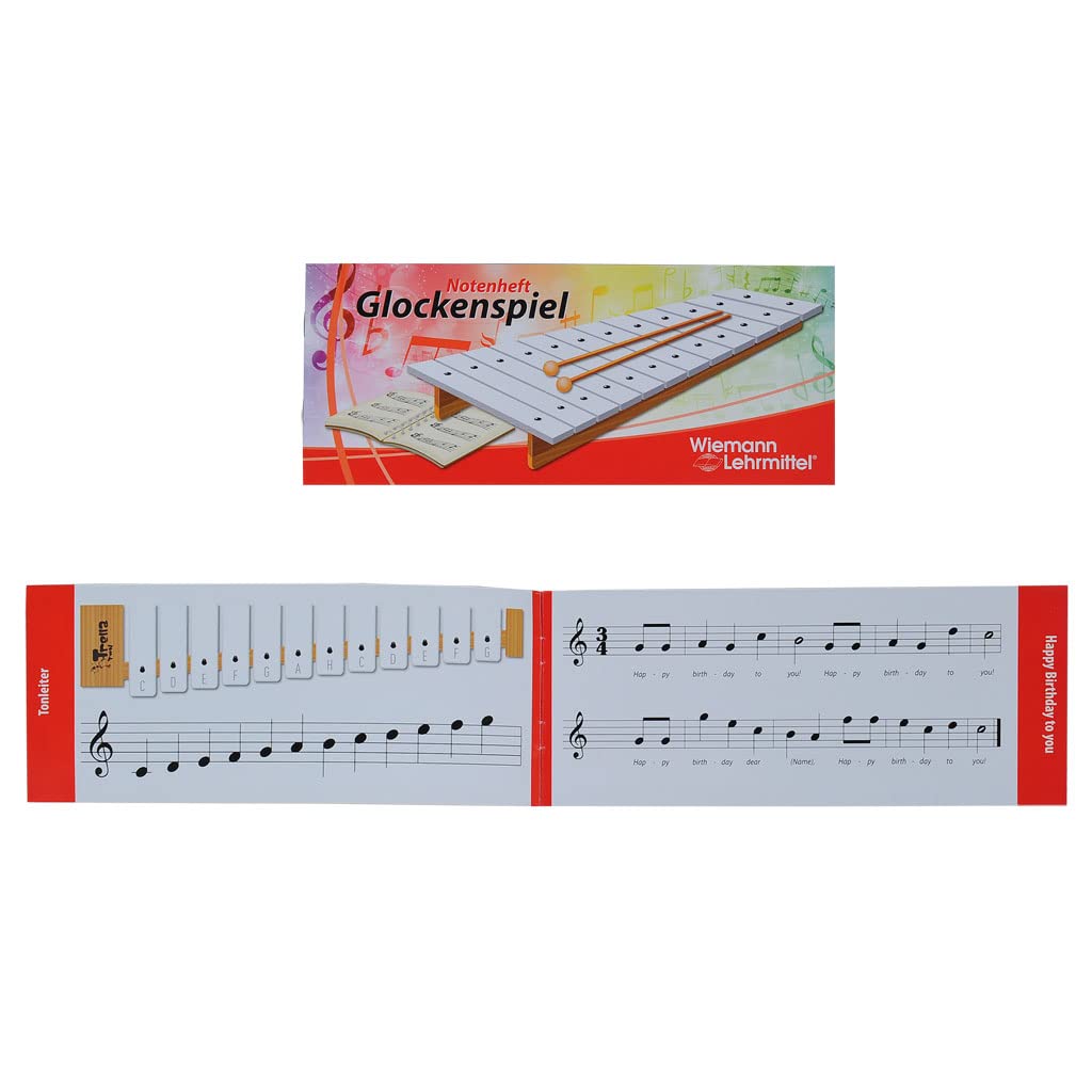 Sopran-Glockenspiel inkl. 3 Halbtöne Sopranmetallophon | Wiemann Lehrmittel