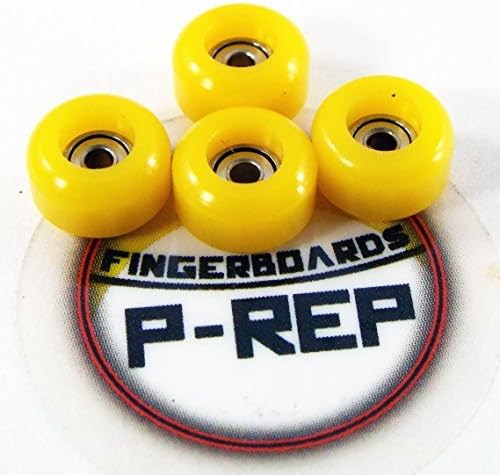 P-REP Fingerboard CNC Lathed Bearing Wheels - Yellow