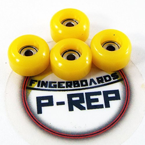 P-REP Fingerboard CNC Lathed Bearing Wheels - Yellow
