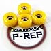 P-REP Fingerboard CNC Lathed Bearing Wheels - Yellow