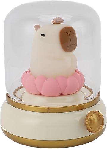 Miniatura 7 de Pissente Capybara - Luz nocturna, bonita lámpara recargable USB para habitación de niños, lámpara de mesa de brillo ajustable para dormitorio y
