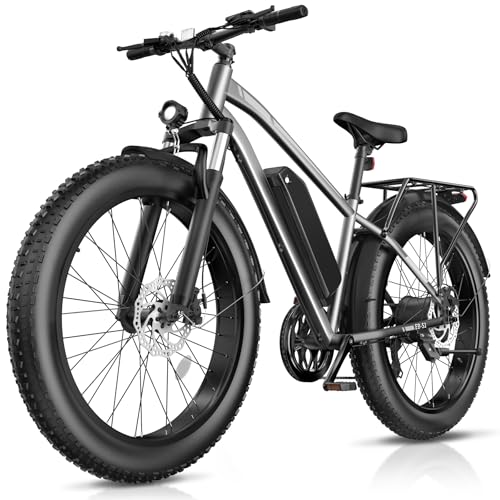 Loeook Electric Bike for Adults, 1000W Peak 25MPH 60Miles Ebike,48V 13AH Battery Electric Mountain...