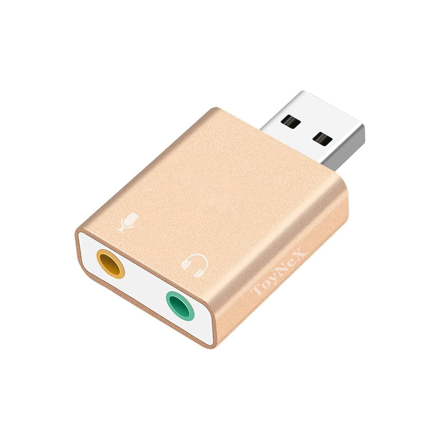 7.1-Channel External USB2.0 Audio Sound Card Adapter for Laptop PC with Cable, Suitable for Headsets & Mic Jacks, USB Sound Card External Adapter with 3.5mm Female. Multicolor. (Pack of 1)-image-28