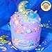 Peachybbies Dreamy Axolotl Cloud Slime - Made in USA Premium, 100% Authentic, 7 oz., Scented for Kids, ASMR, Axolotl Gifts, Slime Charms, Fidget Toys