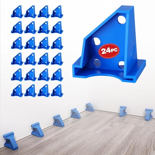 Image of WORKPRO 24-Pack Floor Spacers, 2-in-1 Laminate Flooring Install Tool