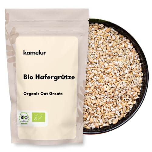 Kamelur Deutsche Bio Hafergrütze (3kg) - BIO Hafer Grütze für ein schmackhaftes Müsli