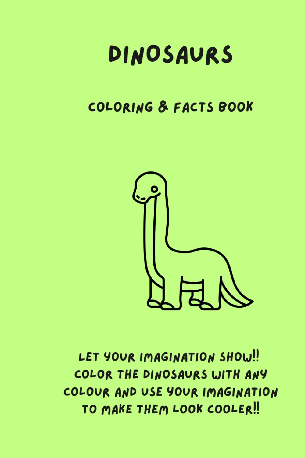 DINOSAURS COLORING & FACTS BOOK