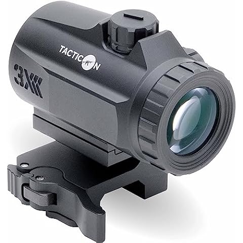 Tacticon Falcon V0.5 3X Magnifier with Flip-to-Side Mount | Combat Veteran Owned Company | Compact Magnifier Cowitness with Red Dot Sight Cover