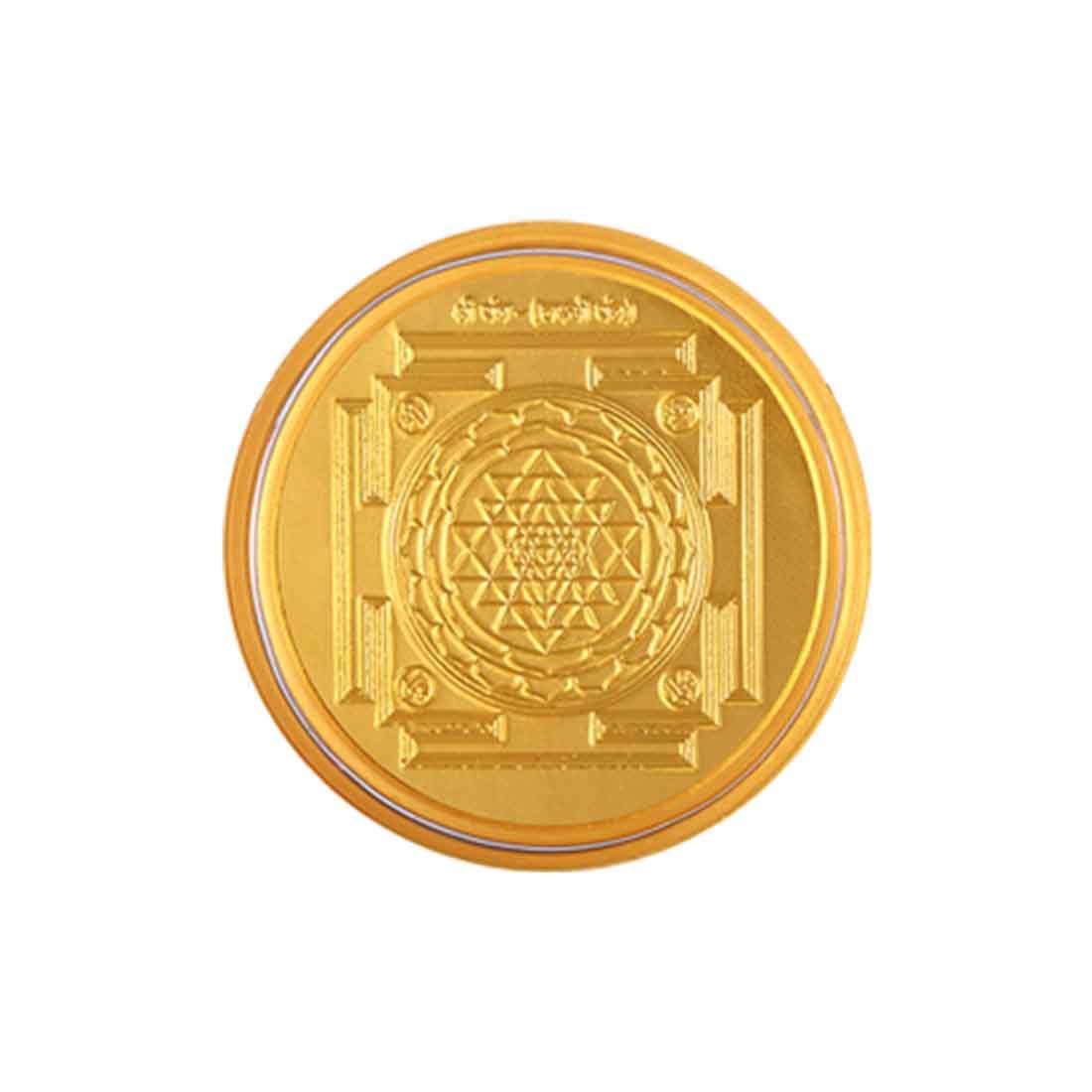 P.C Chandra Jewellers 24KT 999 Yellow Gold Laxmi Yantra-Inscribed Foil Coin - 0.05 Gram (B0CP82GNQD) Amazon Price History, Amazon Price Tracker