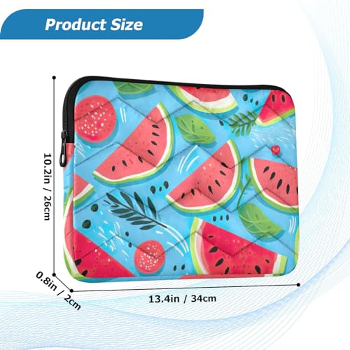 Funda para portátil 13-14 pulgadas con diseño de sandías miniatura 3