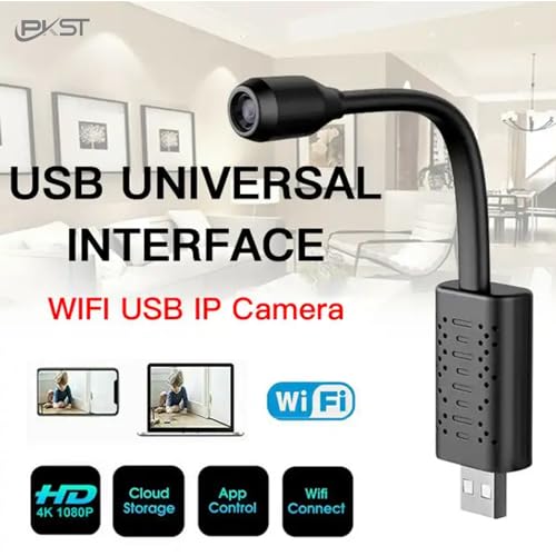 Image of 2MP Full HD Flexible USB WiFi Camera 1080P | Smart Mini Home Security Cam with 140 Wide Angle Lens | Real-Time Motion Sensor Alerts & Live Streaming | Connect with V380 Pro App (Flexible Camera)